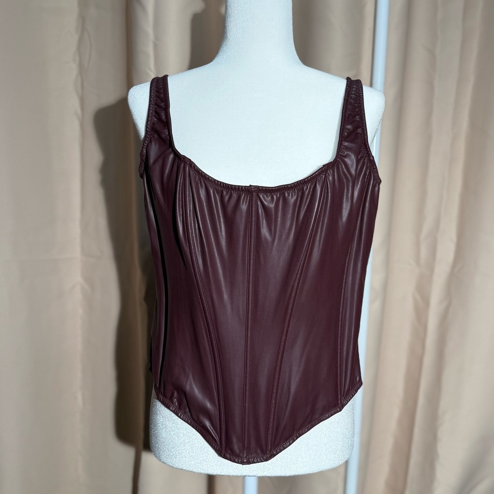 Victoria's Secret Burgundy Corset Top - NWT - Picture 10 of 12